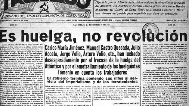 La Huelga Bananera de 1934 en el trotskismo de la época