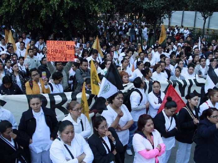 México: Trabajadores de la salud rompen diálogo con el gobierno