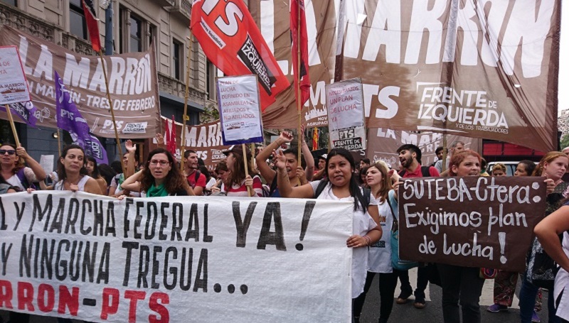 Paro docente y marcha federal el 23M: “no pago de la deuda, plata para educación”