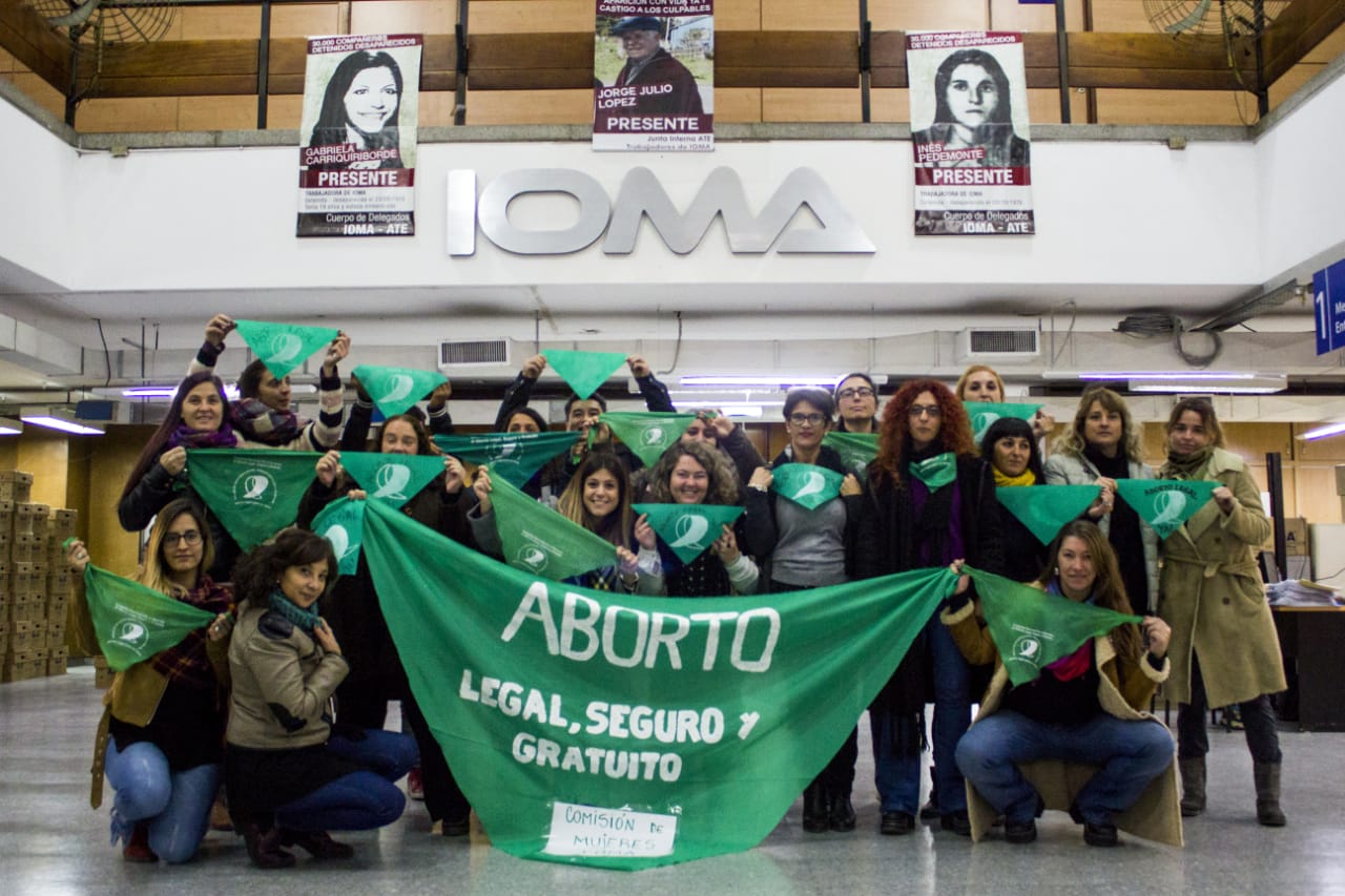 13J: trabajadores de IOMA marcharán a Congreso por el derecho al aborto 