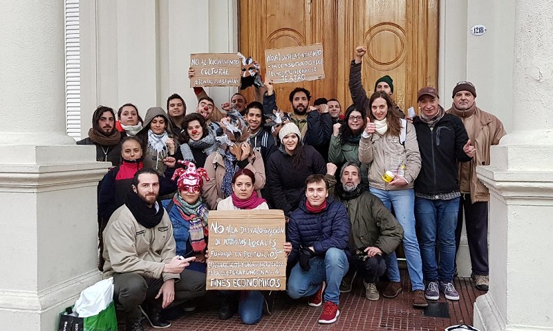 San Fernando: trabajadores del Teatro Martinelli se movilizan contra los despidos