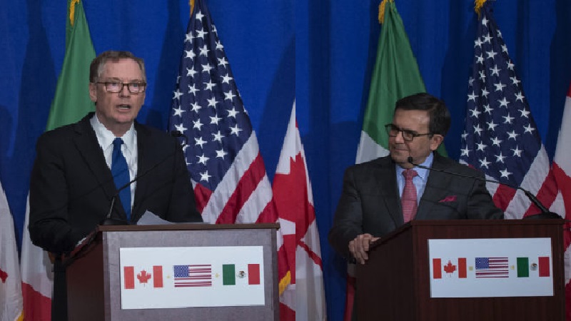  Estados Unidos hace a un lado a Canadá buscando negociar con México el cierre del TLCAN