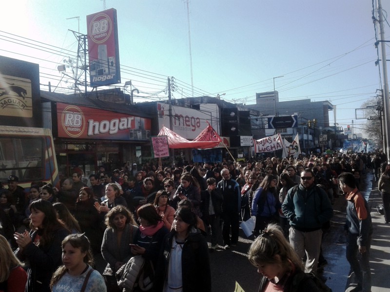 Docentes de Moreno, un ejemplo de lucha