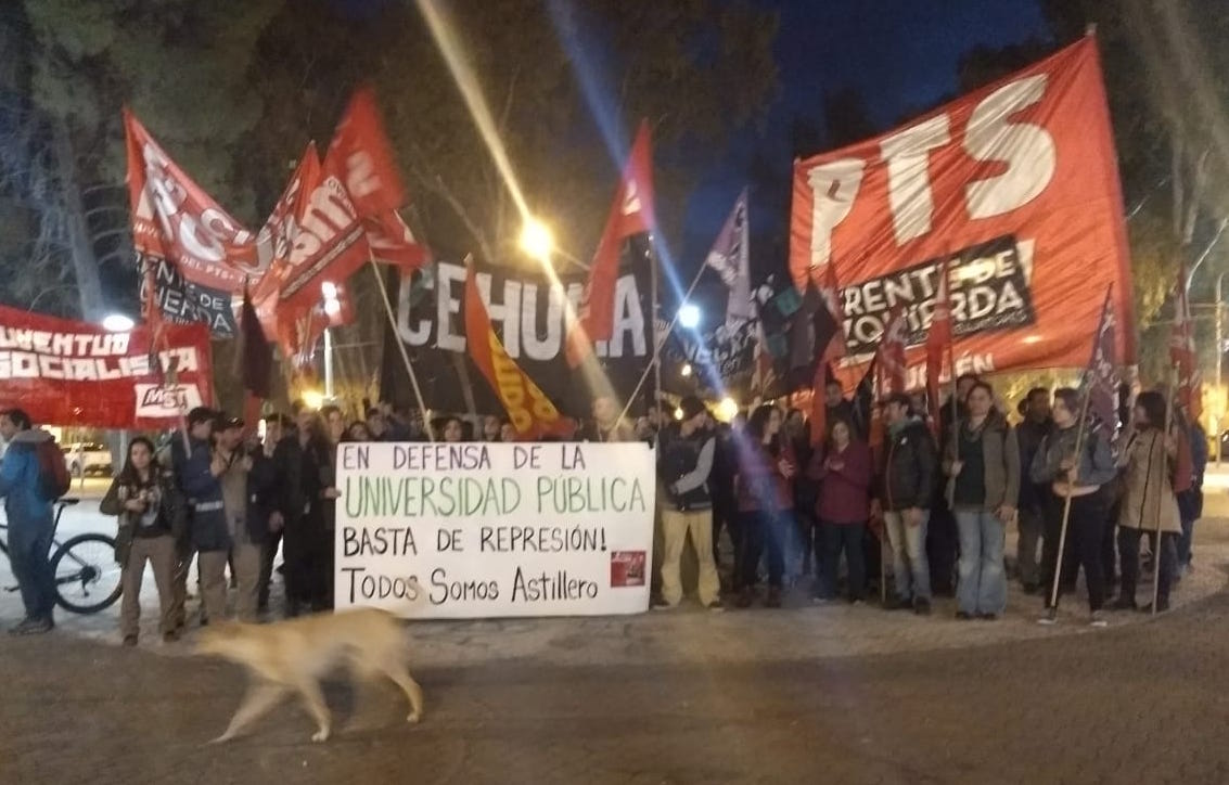 UNCo: foro en Humanidades en defensa de la universidad apoyó al Astillero Río Santiago