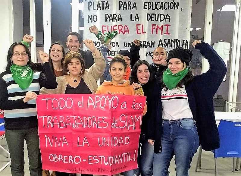 [Video] Por la unidad obrero-estudiantil: todo el apoyo a los trabajadores de Siam