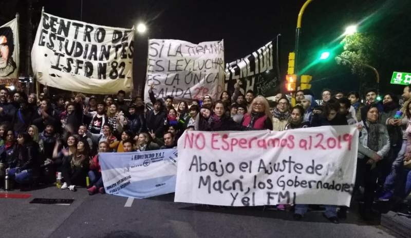 La Matanza: los estudiantes del Instituto 82 no esperamos al 2019