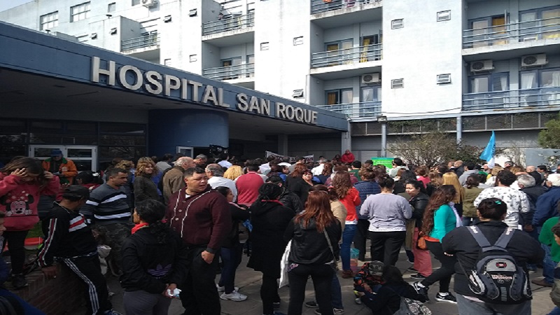 La Plata: abrazo al Hospital San Roque de Gonnet