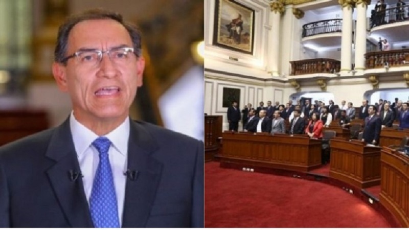 Vizcarra logra voto de confianza del Congreso peruano, que evita su disolución