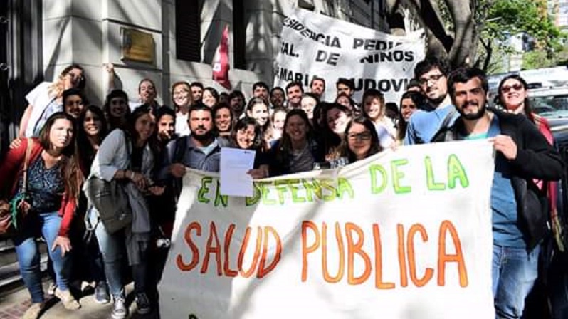 La Plata: gran jornada de lucha del movimiento de residentes de salud