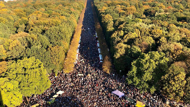 Más de 200.000 personas en Berlín contra el racismo y la derecha