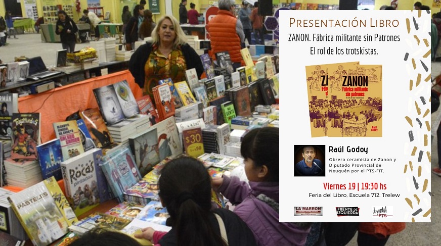 Raúl Godoy y Ediciones IPS en la feria de libro de Trelew