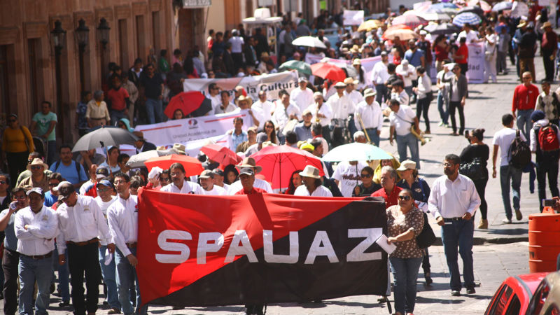 Gran paro laboral en universidades de ocho estados de México