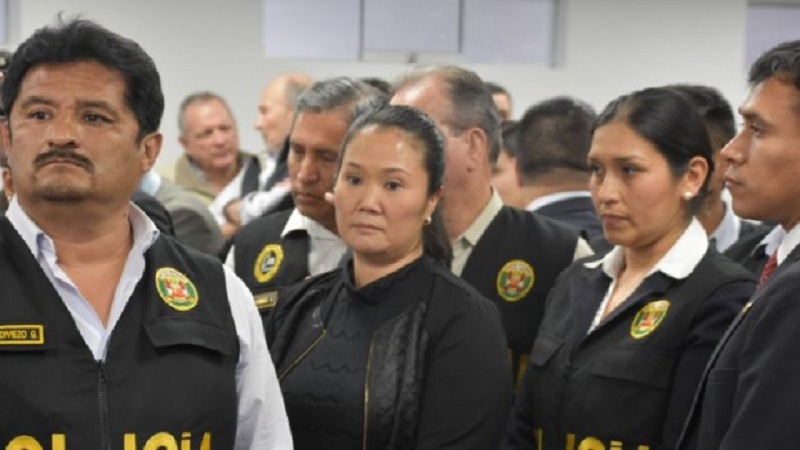 Encarcelan a Keiko Fujimori bajo la acusación de presidir una organización criminal