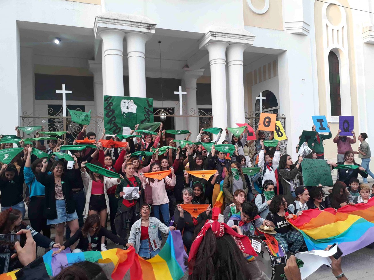 Orgullosa marcha rosaleña de la diversidad sexual