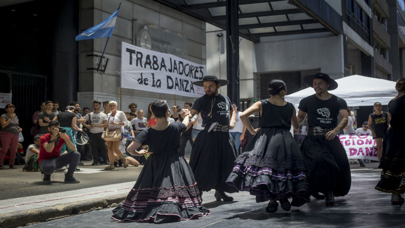 Trabajadores de la danza: a la calle por derechos