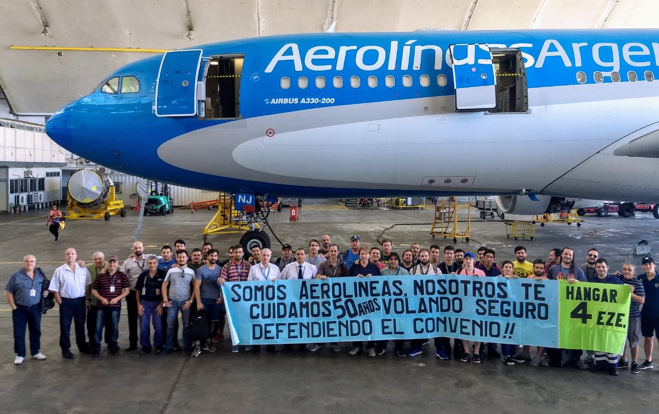 Aerolineas Argentinas: se abre una nueva etapa, tenemos que redoblar fuerzas para vencer