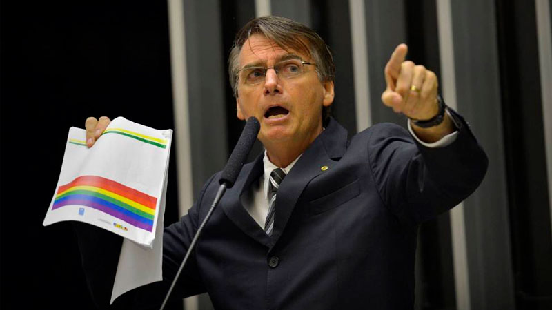 Bolsonaro ya decretó que las personas LGTBI tengan menos derechos humanos