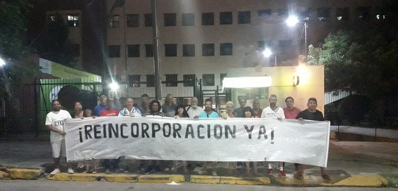 Quilmes: municipales acampan en la intendencia contra los despidos 