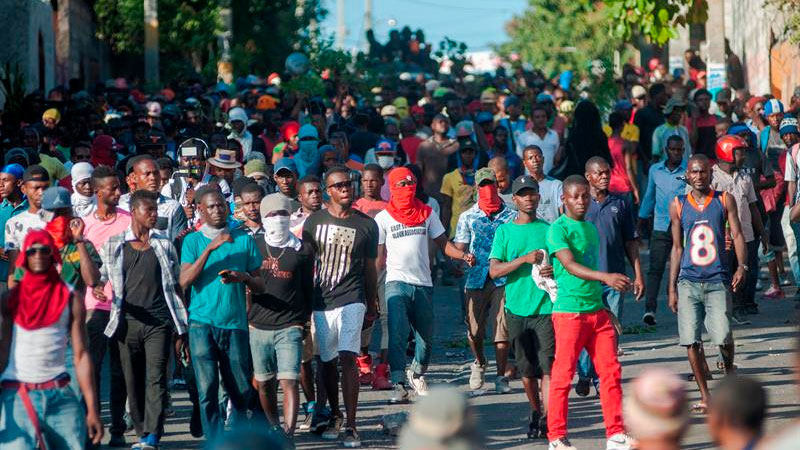 Haití continúa paralizado en el octavo día de protestas contra el Gobierno