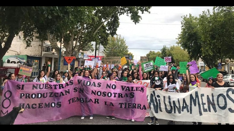 #8M: General Alvear se movilizó en el Día Internacional de las Mujeres