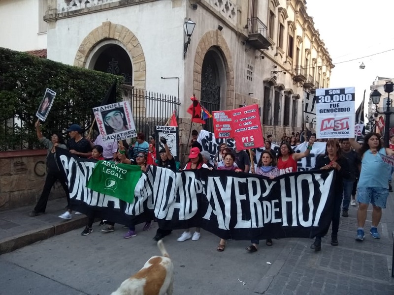 Hubo dos marchas: el 24M en Salta también se marchó contra la impunidad de ayer y de hoy