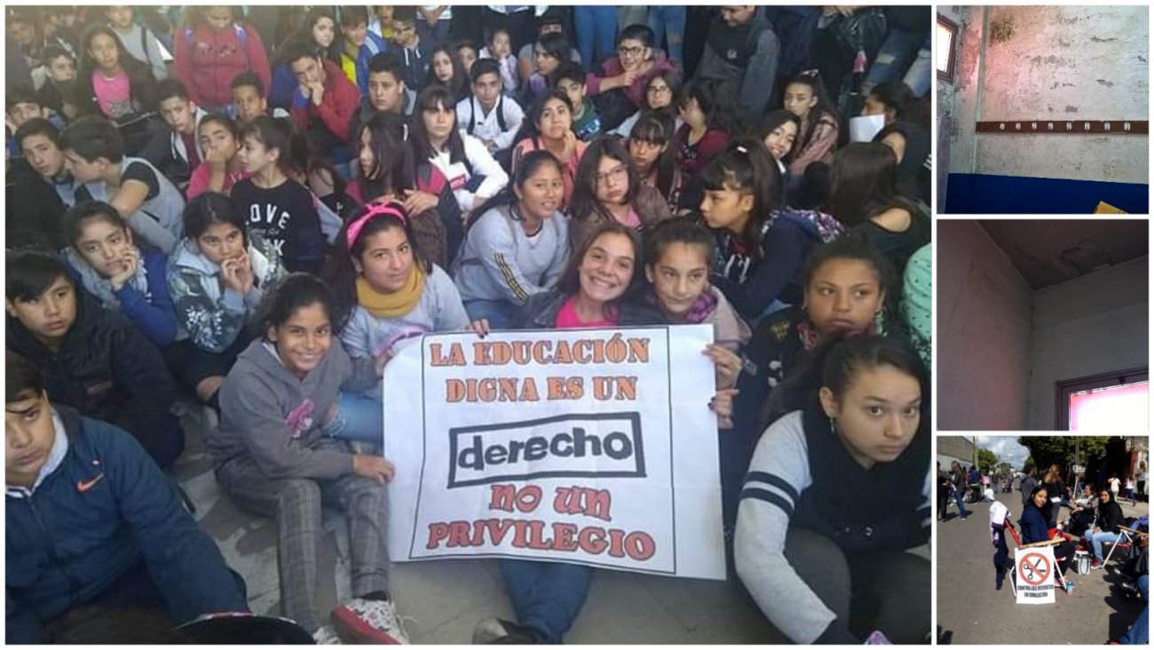 Secundaria 37 de Solano: la comunidad educativa se organiza por infraestructura y cupo de comedor