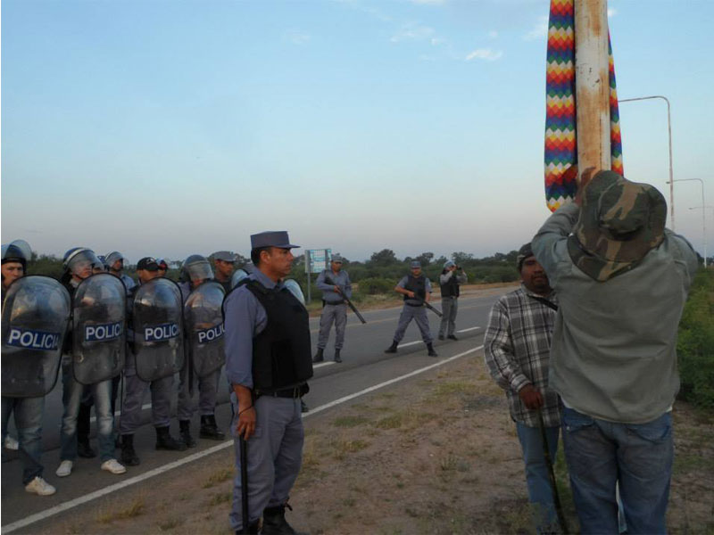 Represión el 24 de marzo: ni democracia ni DDHH para las comunidades wichi