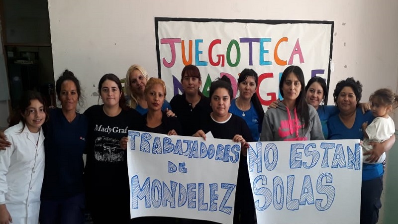 Comisión de Mujeres de MadyGraf a obreras de Kraft: No están solas 