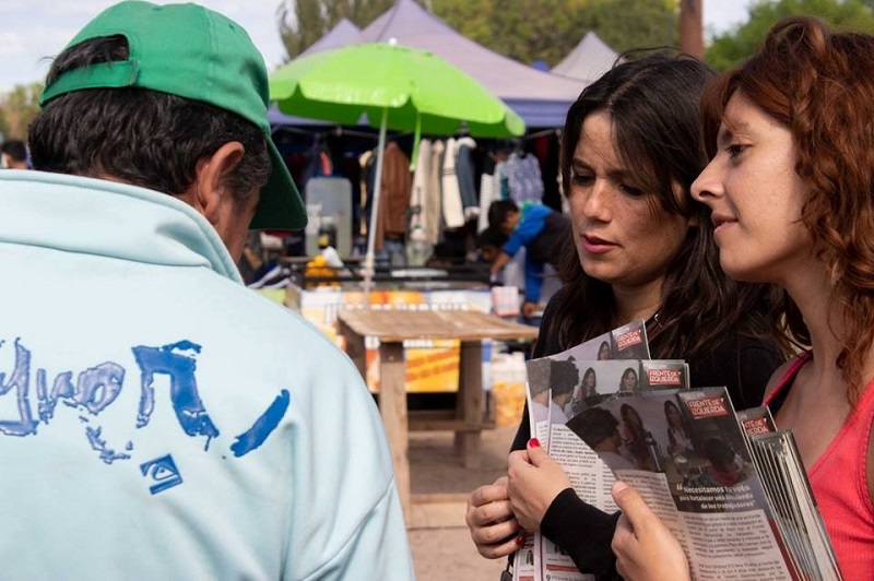 Noelia Barbeito y Emilce Chacón recorrieron ferias de San Martin