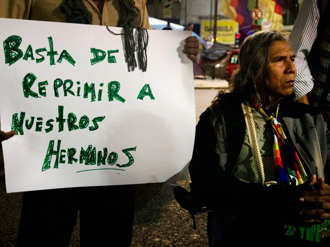 Tras la represión a los wichí en Formosa se hizo un corte en el centro porteño