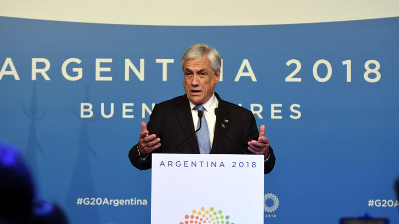 Piñera volvió al ataque con la Reforma Laboral flexibilizadora