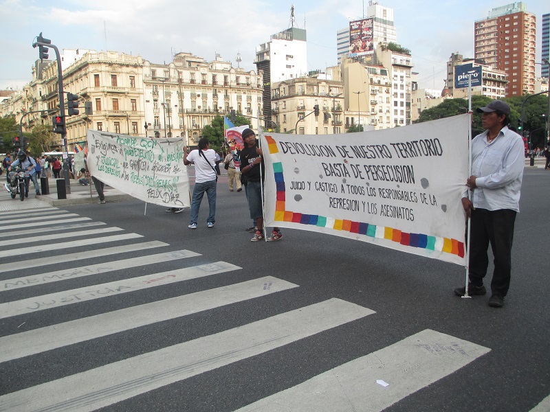 Pueblos originarios: tercer corte en repudio a las represiones