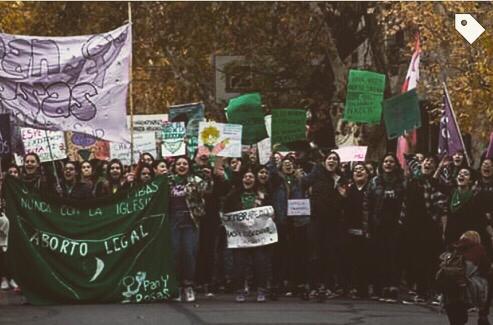 #28M: San Rafael se tiñó de verde