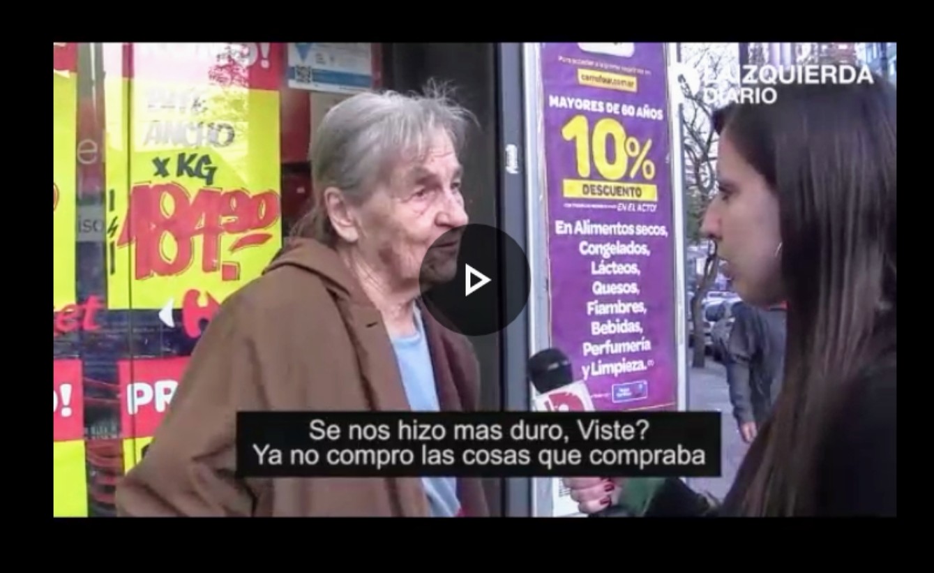 [Video] La calle anda diciendo: “Con la devaluación nos declararon la guerra”