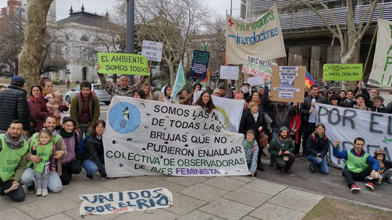 Ambientalistas marchan en defensa de las reservas naturales bonaerenses