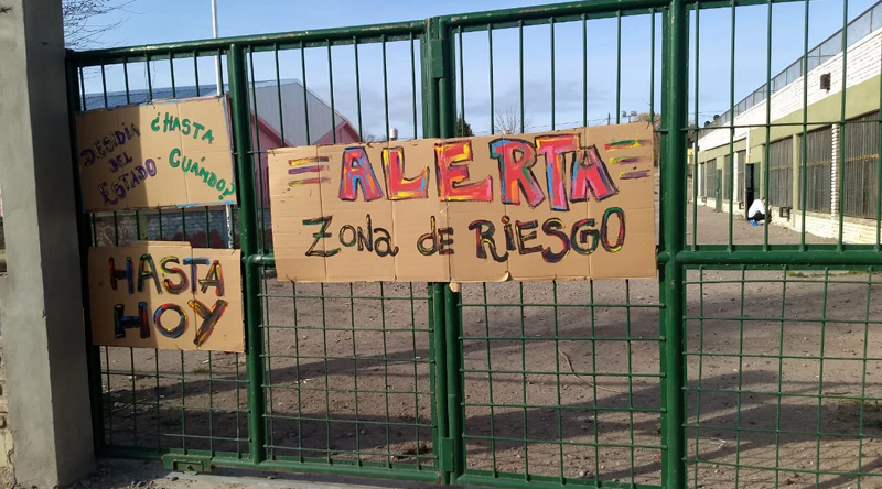 Crisis edilicia en la Escuela 154 de Parque Industrial Neuquén 