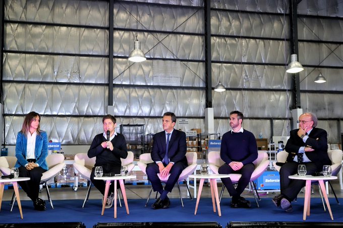 Kicillof, Massa y Achával participaron del encuentro de industriales en Pilar