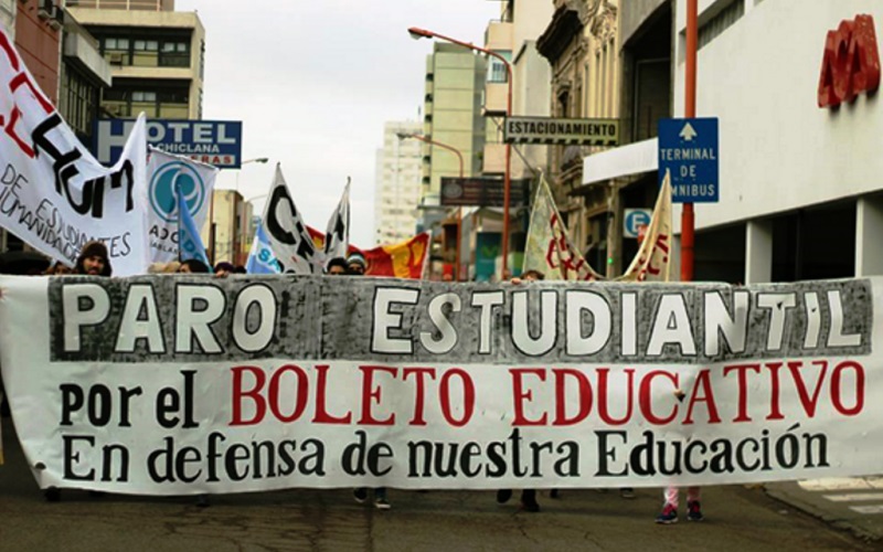 El boleto estudiantil en Bahía Blanca: Entre la lucha estudiantil y la demagogia electoral.