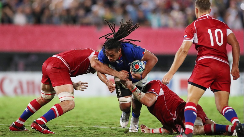 Mundial de Rugby: claro triunfo de Samoa ante Rusia