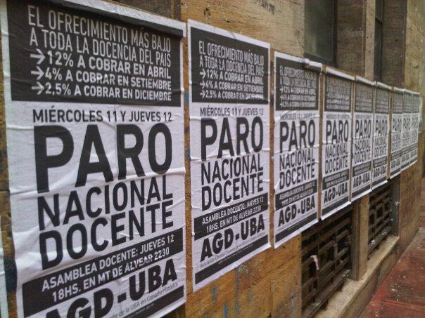 Semana de lucha, paro y resistencia en las Universidades Nacionales