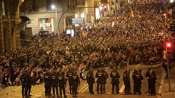 Ante la sentencia a los líderes soberanistas y la represión en Cataluña