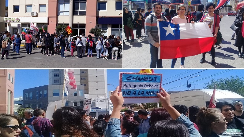 El FIT marchó en Comodoro Rivadavia al grito de “Chile, escucha, tu lucha es nuestra lucha”