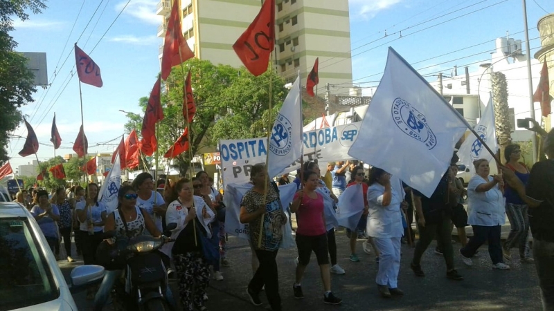 Trabajadores de salud de Córdoba: "si llega a pasar algo el ministro y el gobernador son responsables"