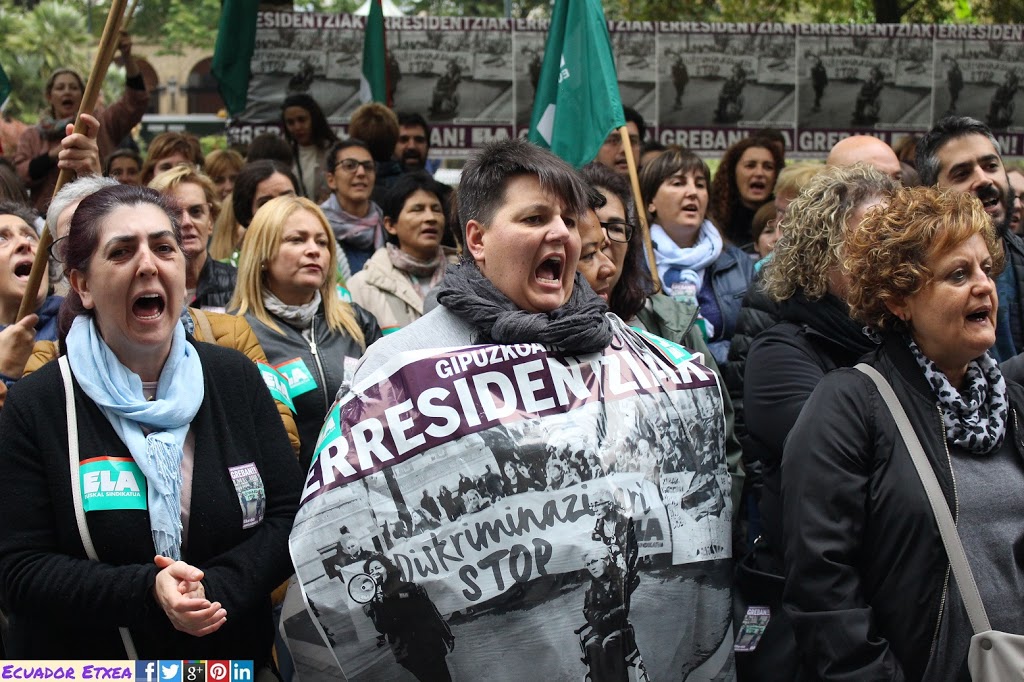 Año Nuevo en Euskadi: las trabajadoras retoman la huelga de los cuidados 