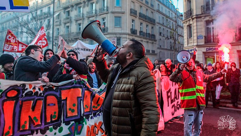 Cómo surgió la coordinadora de huelguistas que paralizó el transporte contra Macron