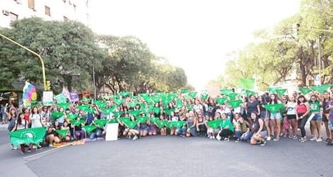 #Pañuelazo en San Rafael: la marea verde sigue en las calles