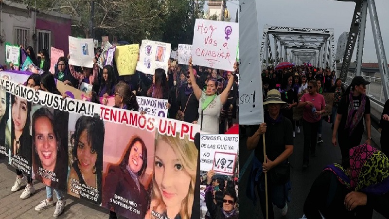 Histórica marcha del movimiento de mujeres en La Laguna