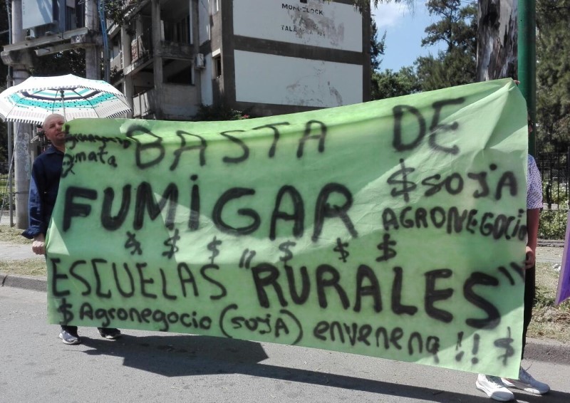 Pueblos fumigados en Salta: "Las maestras rurales dejan su vida en las escuelas"