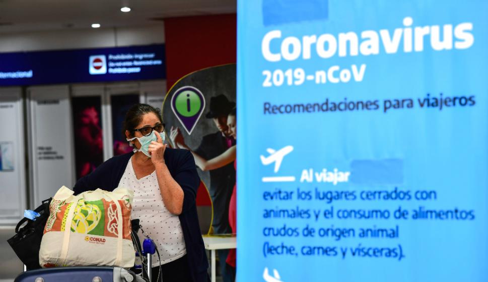 Estos días por el aeropuerto con el coronavirus