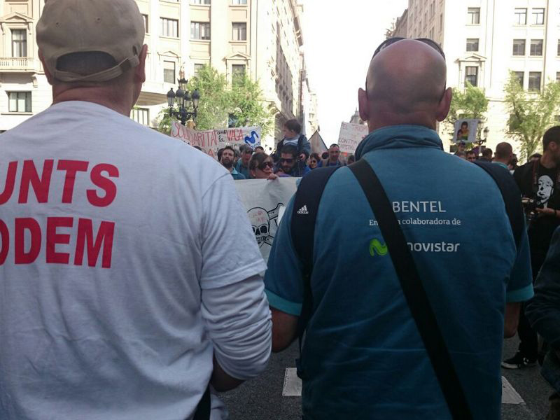 Movistar: trabajadores precarizados le hacen huelga a una multinacional